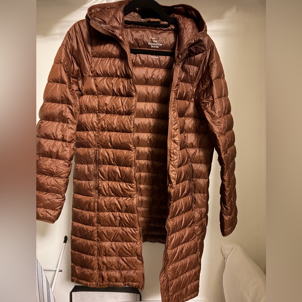 Aritzia Brown The Foundation Puffer Coat